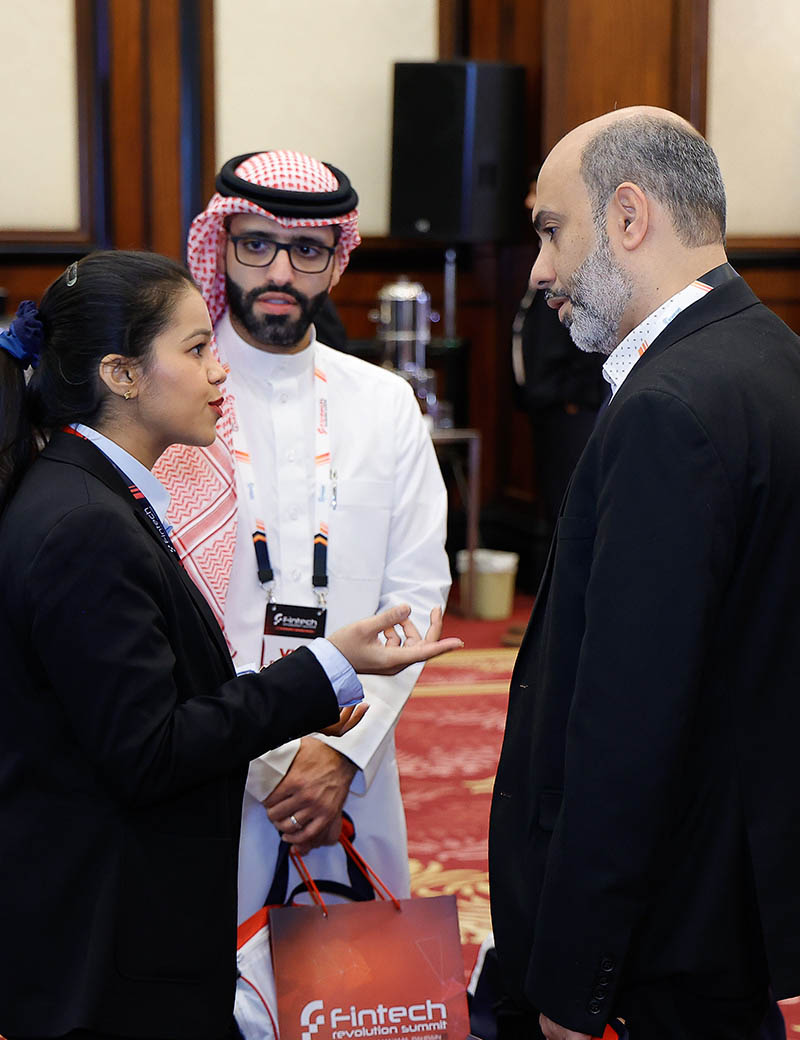 Business meeting at Fintech Revolution Summit