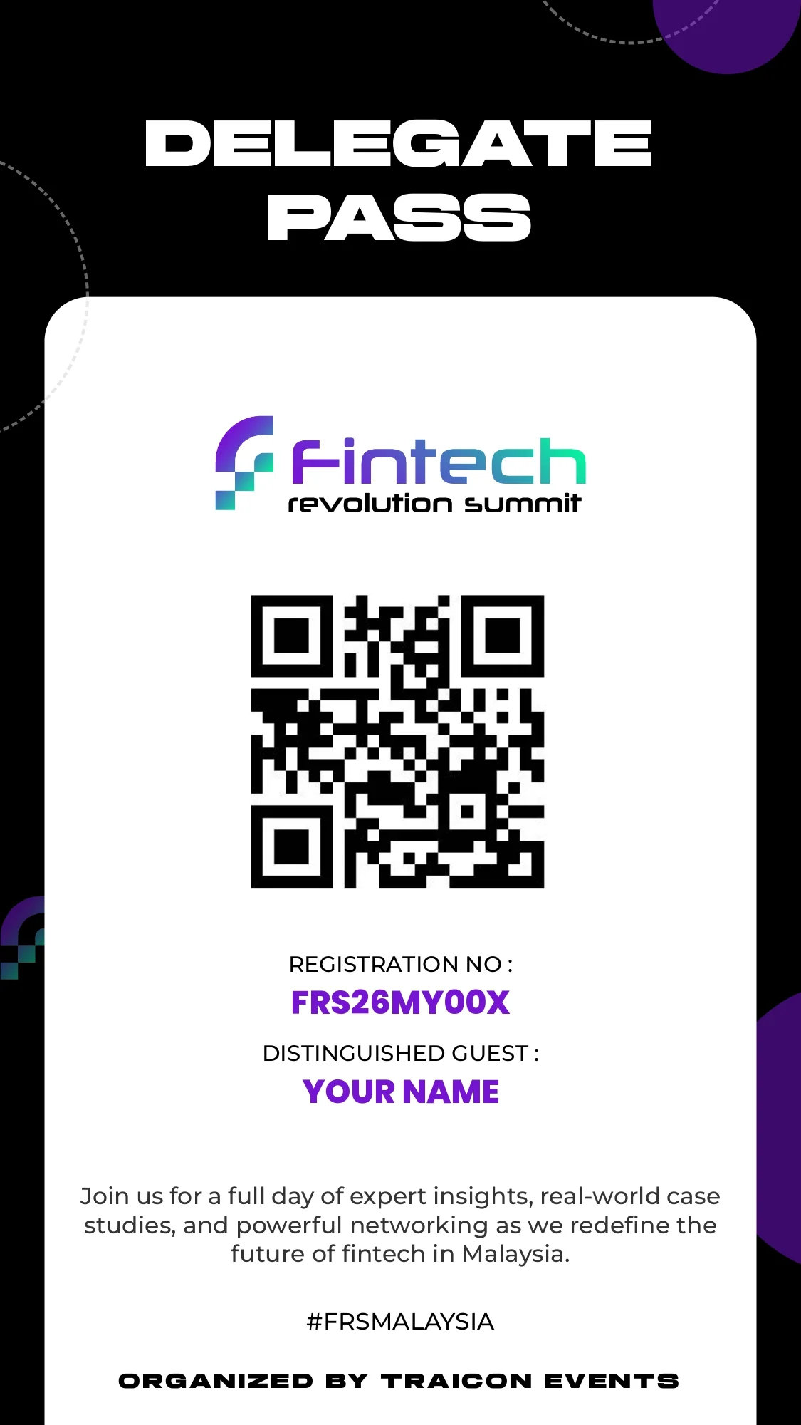 Sample Delegate Pass