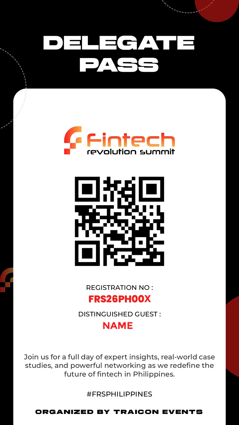 Sample Delegate Pass